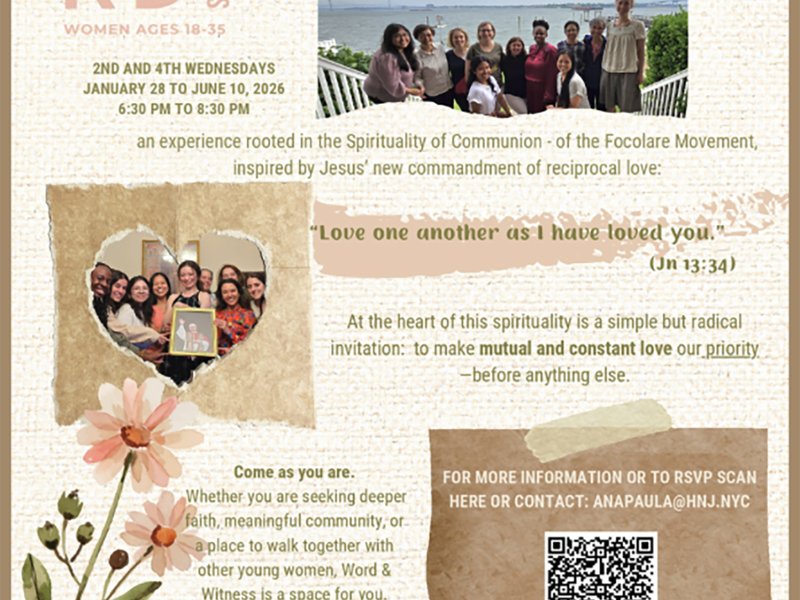 Word and Witness Young Adult Women’s Ministry