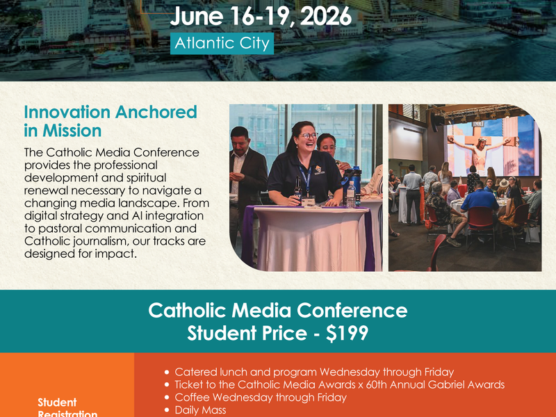 2026 Catholic Media Conference:  “Innovation Anchored in Mission"