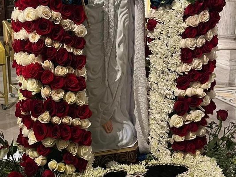 Misa de Nuestra Señora de La Nube celebrada en la Catedral de San Patricio