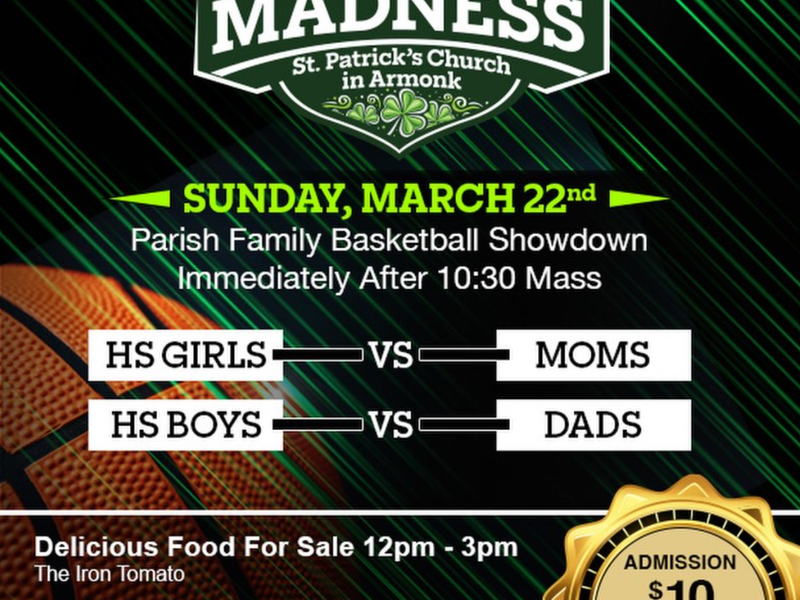 St. Patrick’s Parish Family Day – March Madness Basketball Showdown