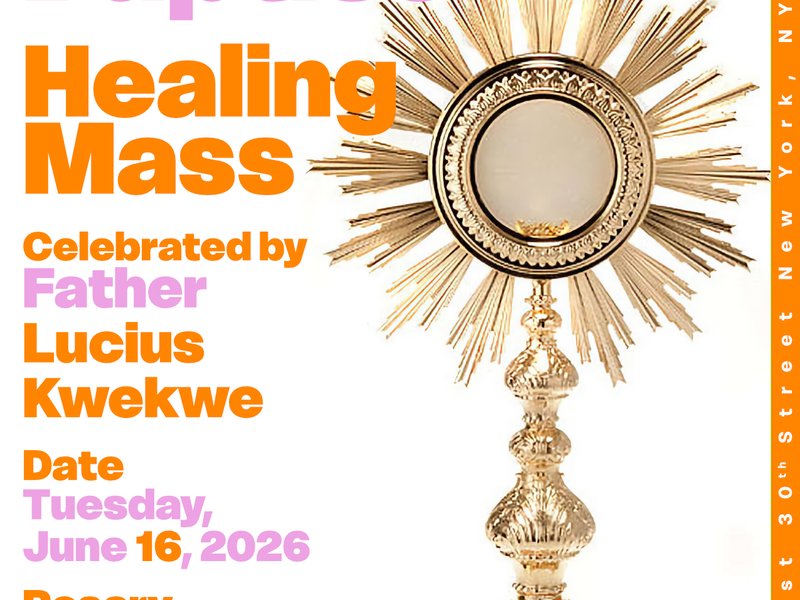 Christ-in-the-City - Charismatic Healing Mass at St. John the Baptist Catholic Church NYC