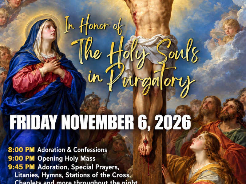 November First Friday All Night Vigil