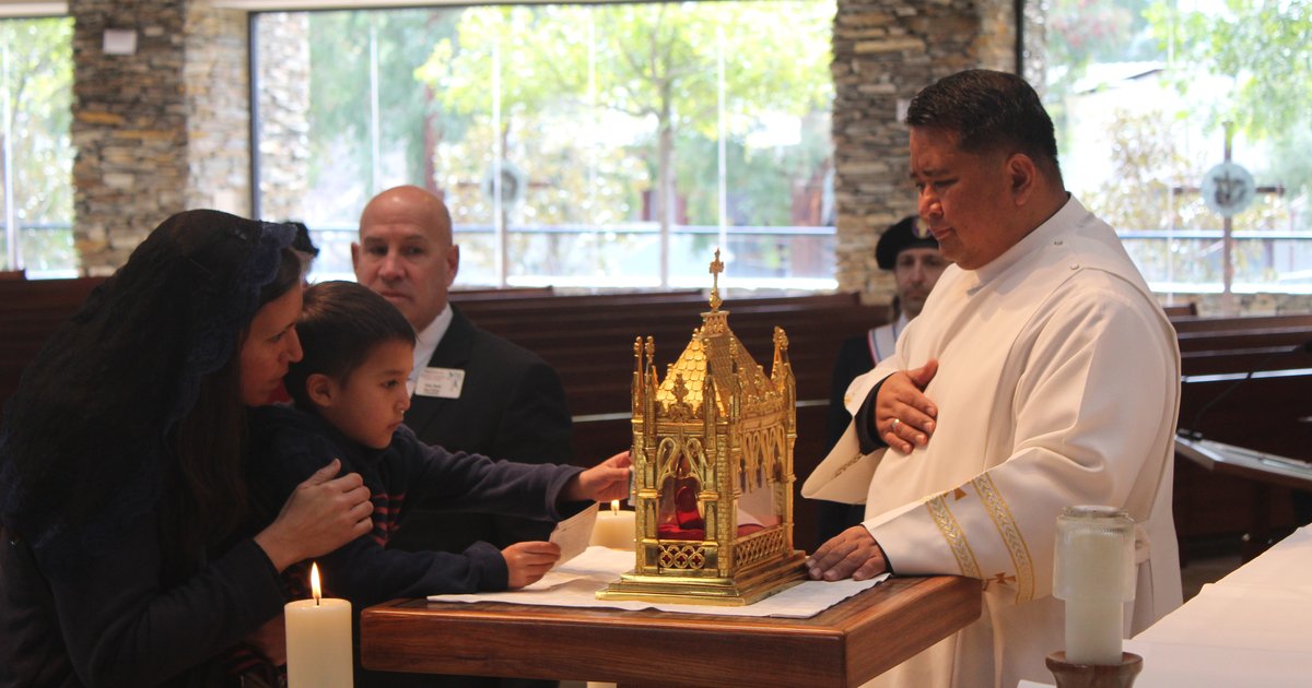 A French relic’s well-timed visit to Los Angeles | Angelus News
