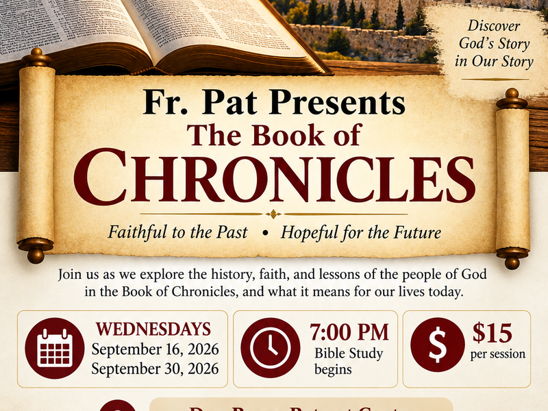 Bible Study - The Book of Chronicles