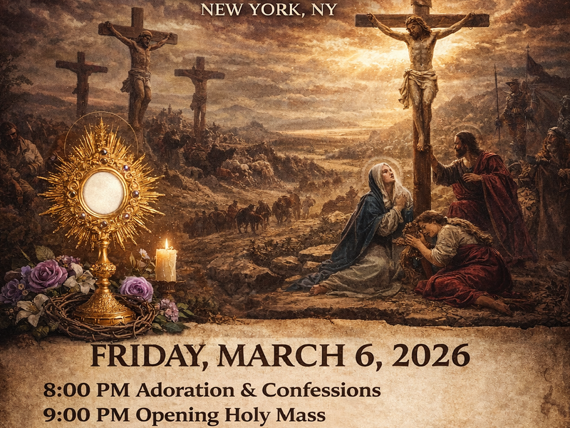 March First Friday All-Night Vigil at Our Lady of Good Counsel Church