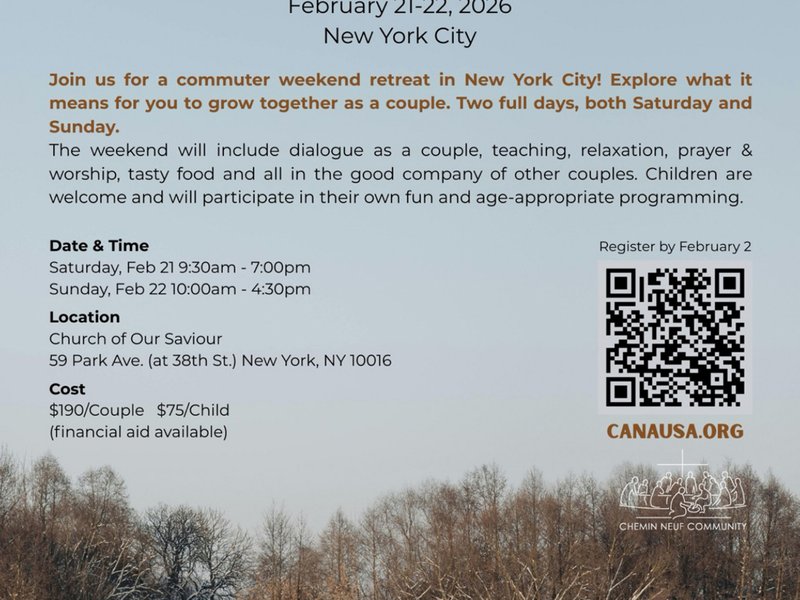 Growing as a Couple – Cana Commuter Retreat