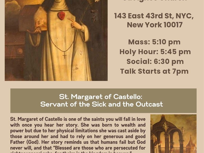 Goretti NY: "St. Margaret of Castello: Servant of the Sick and the Outcast"