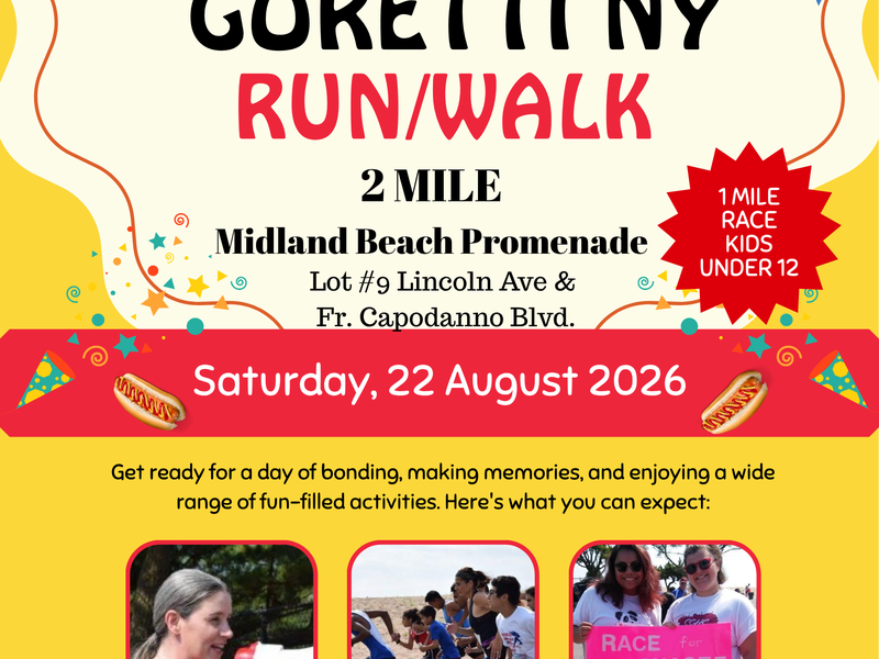 Goretti NY Fundraiser Run/Walk