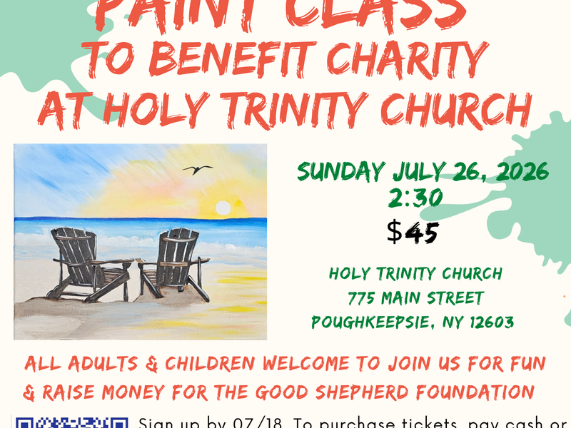 Paint Class Fundraiser at Holy Trinity Church in Poughkeepsie