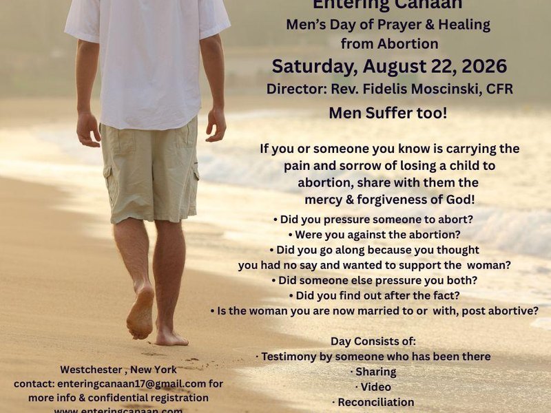 Entering Canaan Men's Day of Prayer & Healing from Abortion