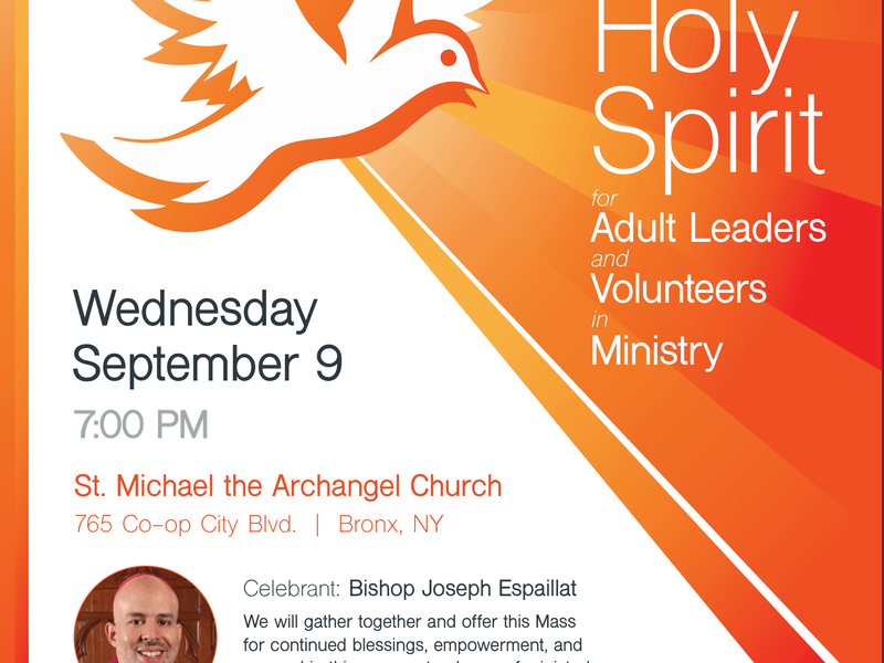 Mass of the Holy Spirit for Adult Leaders and Volunteers in Ministry