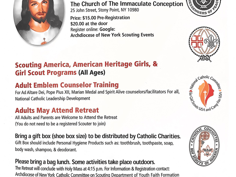 Annual Catholic Scout Retreat