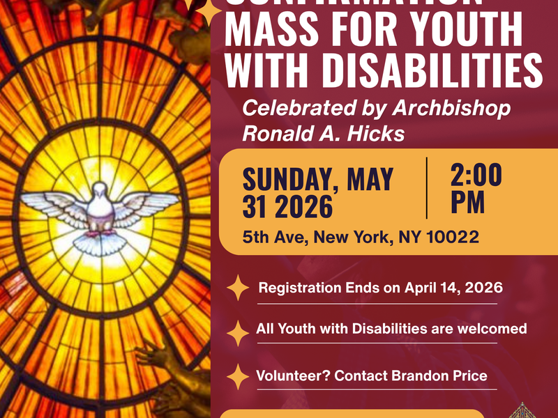 Confirmation Mass for Youth with Special Needs