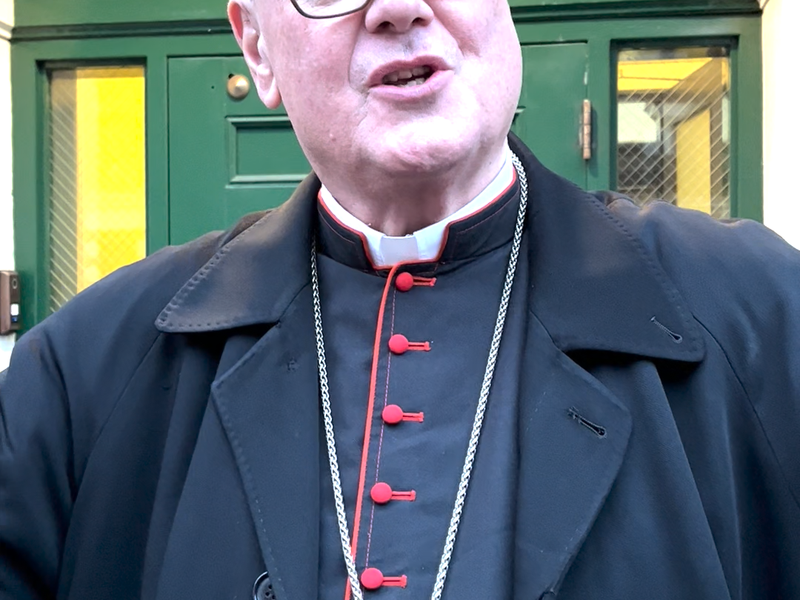 Cardinal Dolan Visits Catholic Guardian Services Residence in NYC for Unaccompanied Minors