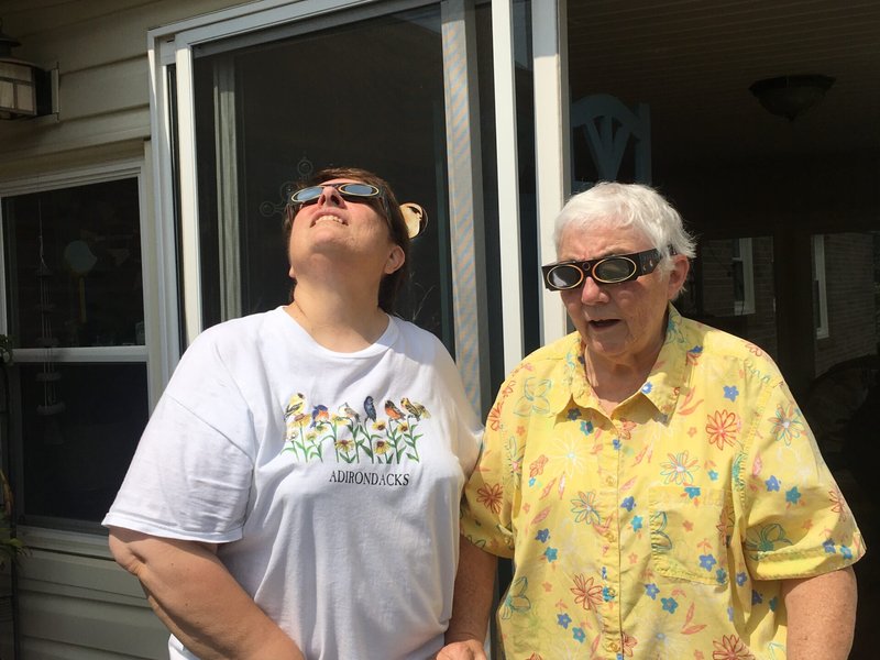 Sisters Host Eclipse Watch Party in Ossining