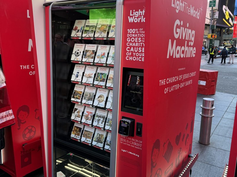 Catholic Charities, Catholic Relief Services Participate in ‘Giving Machine’ Initiative