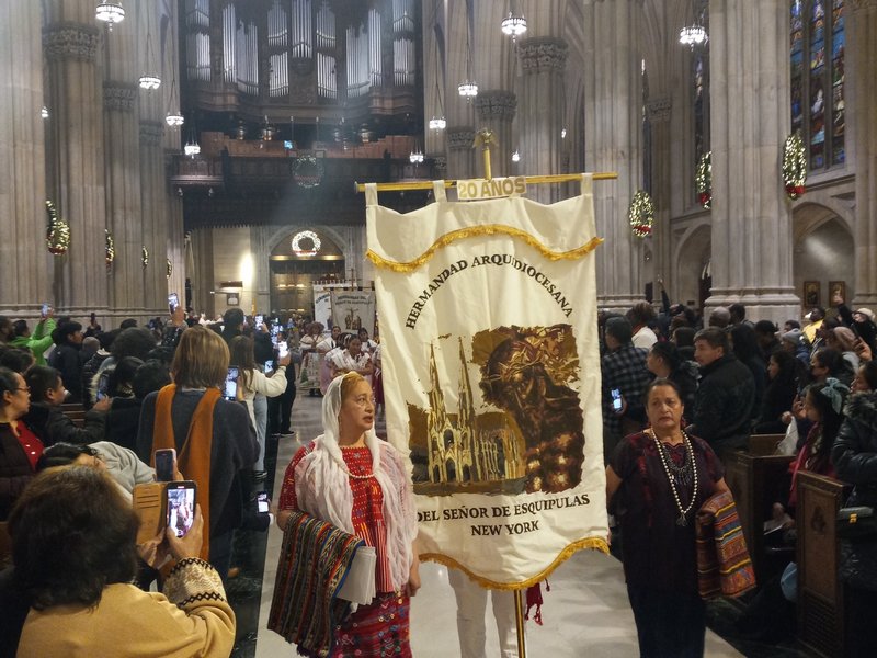 Cardinal from Guatemala Celebrates Mass in Honor of Christ of Esquipulas at St. Patrick’s Cathedral