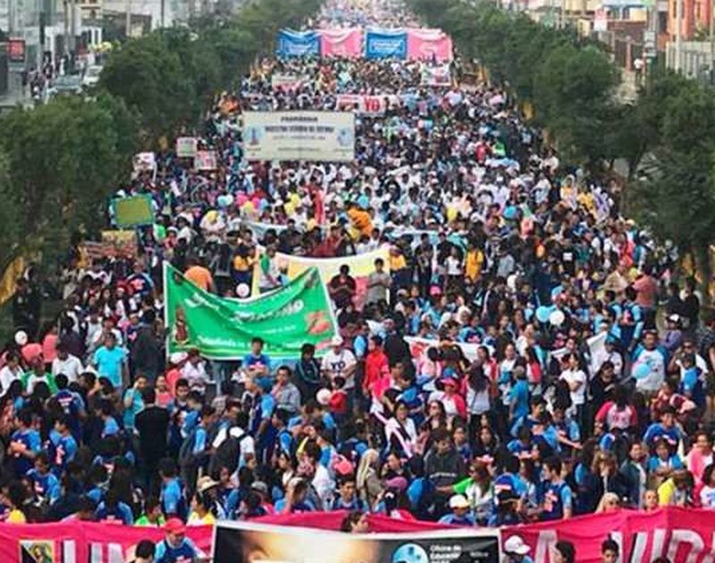Hundreds of thousands march for life across Latin America | Angelus News