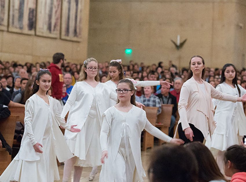 Emily Kruska, 10, takes part in Requiem for the Unborn, for ninth year ...