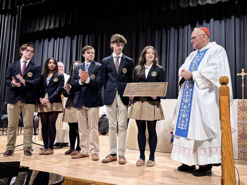 Cardinal Dolan Blesses New St. Mary's Academy at Kennedy Catholic Preparatory School