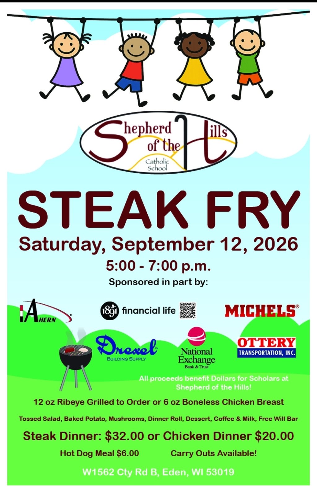 Dollars for Scholars Steak Fry