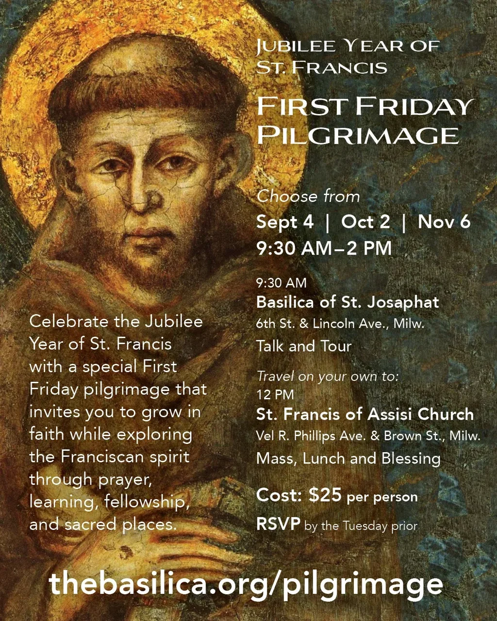 Jubilee Year of St. Francis: First Friday Jubilee Pilgrimage