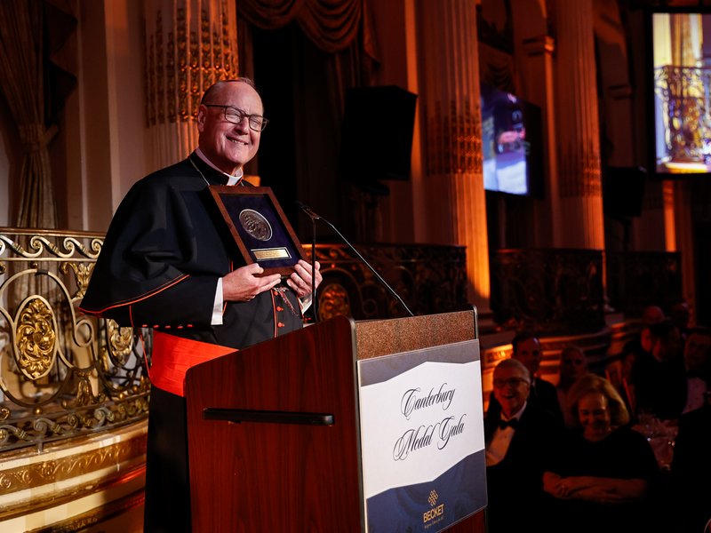 Cardinal Timothy Dolan's Remarks at the 2025 Canterbury Medal Gala