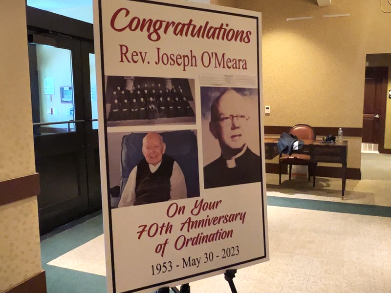 Fr. Joseph O’Meara: Celebrating 70 Years of Priesthood