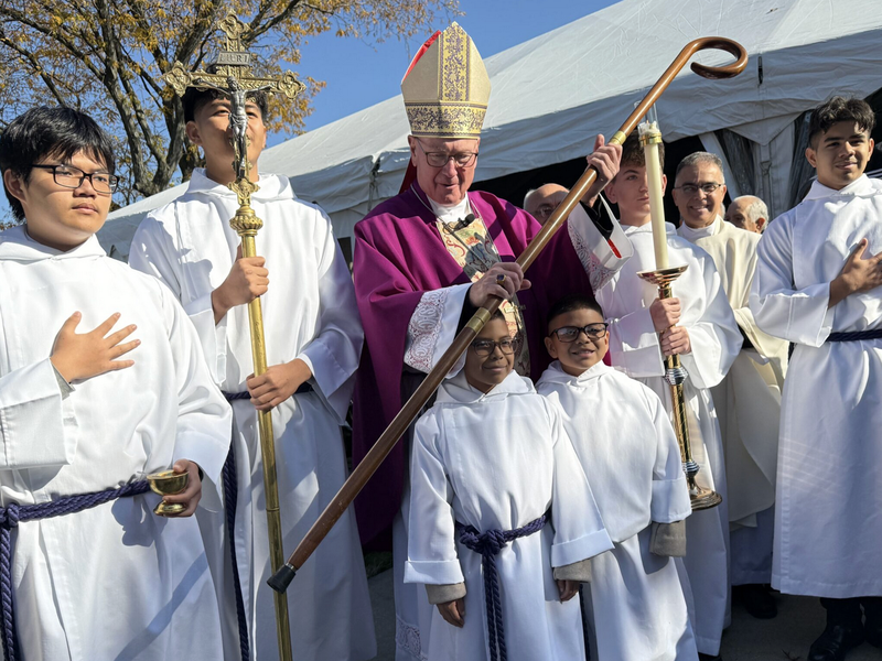 Cardinal Dolan Celebrates All Souls' Day Mass at St. Raymond's Cemetery