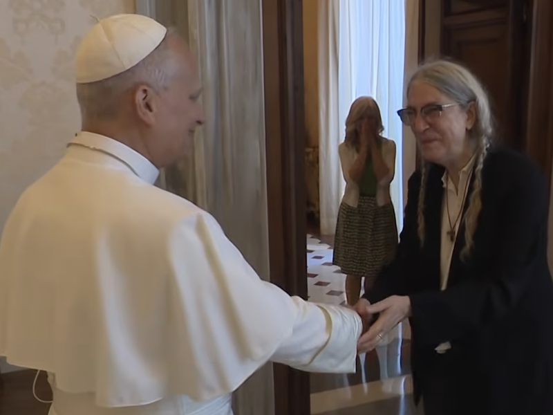 Pope Leo XIV Meets Patti Smith