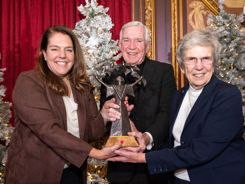 Catholic Charities CEO Receives Spirit of Francis Award Benefiting Women’s Leadership and Ministry in the Church