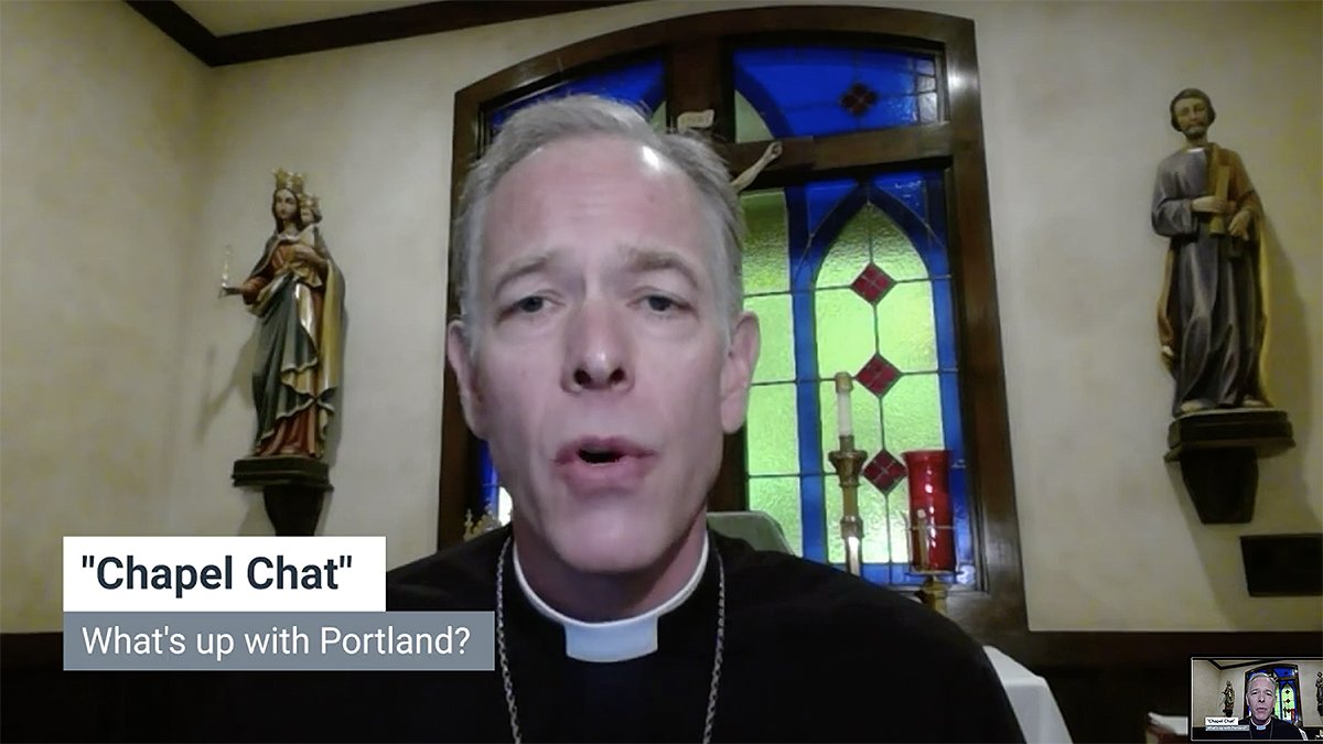 Portland archbishop urges end to violence, return to campaign for ...