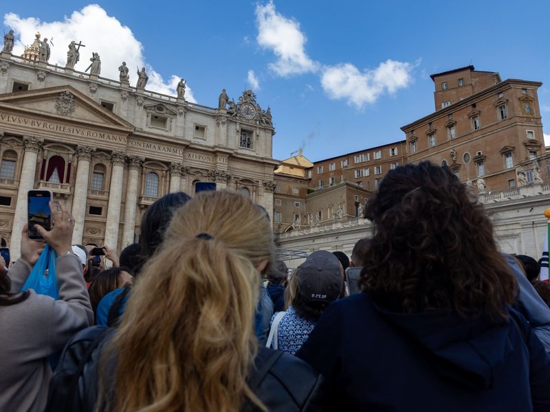 A Morning of Black Smoke from the Sistine Chapel Chimney