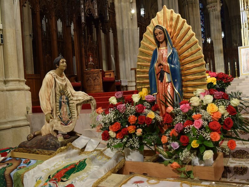 December 12 Mass to Celebrate Arrival of Our Lady of Guadalupe, St. Juan Diego Images