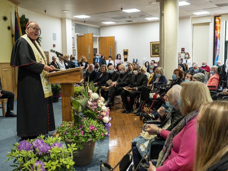Cardinal Dolan Pays First Visit to ArchCare Partner Eger Health Care on Staten Island​