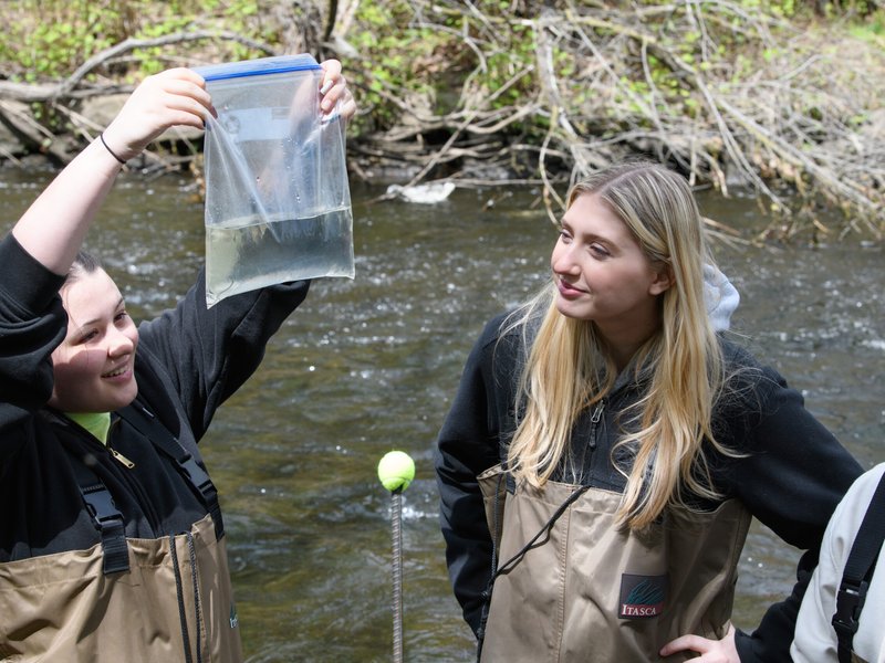 Mount Saint Mary Students Monitor Eel Population in Quassaick Creek​