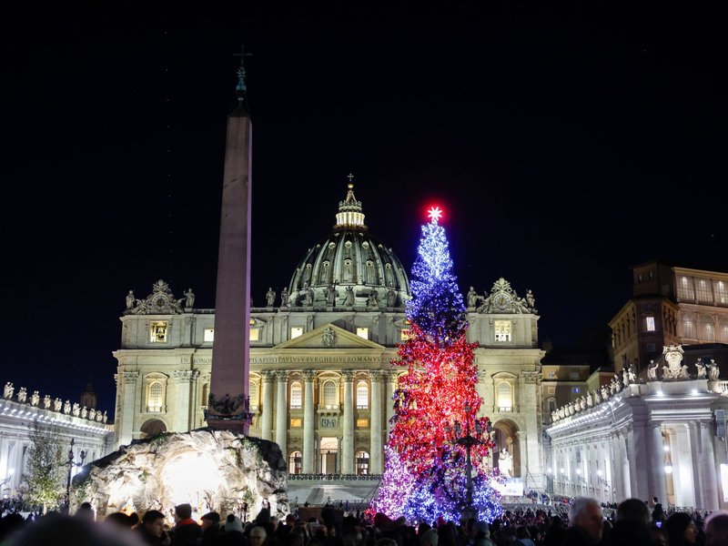 Vatican Nativity Scene Highlights St. Francis, Holy Land