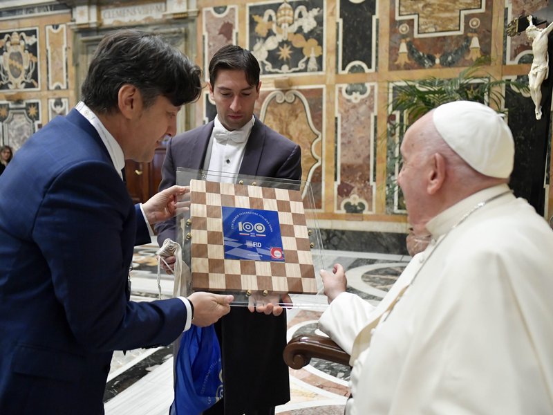 Pope Suggests Playing Checkers to Keep the Mind Sharp