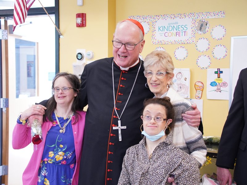 Cardinal Dolan Visits Faith and Light Prayer Group in West Nyack
