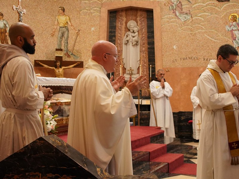 National Eucharistic Pilgrimage Stopped at St. Frances Cabrini Shrine on Saturday, May 25