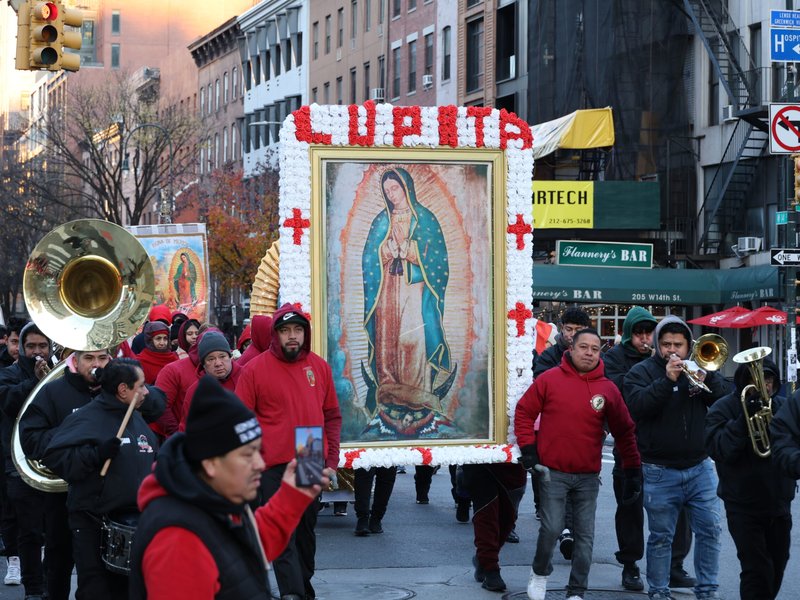 Our Lady of Guadalupe Procession to St. Patrick’s Cathedral Draws Thousands to the Streets of NYC