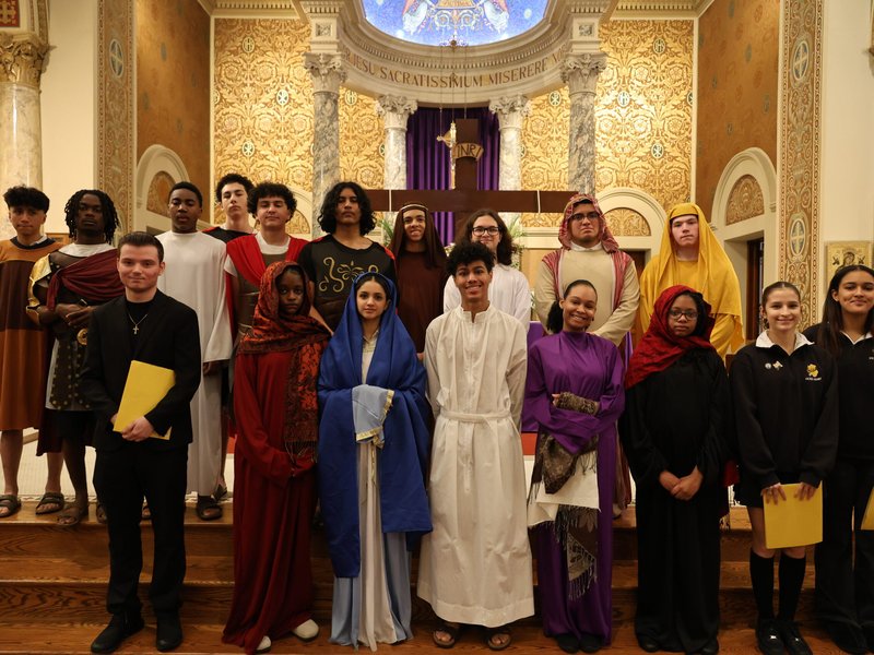 Sacred Heart High School Reflects on Lent Through the Stations of the Cross