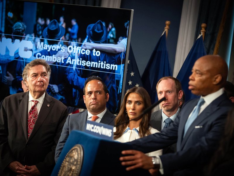 New York City Mayor Eric Adams Creates New Office To Combat Antisemitism