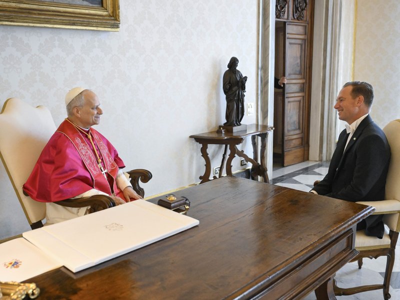 Pope Leo XIV Welcomes New U.S. Ambassador to the Holy See