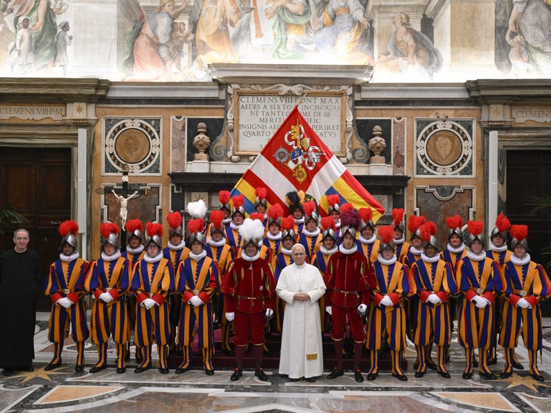 Pope Leo XIV Tells Swiss Guards They Need Each Other to Be All They Can Be