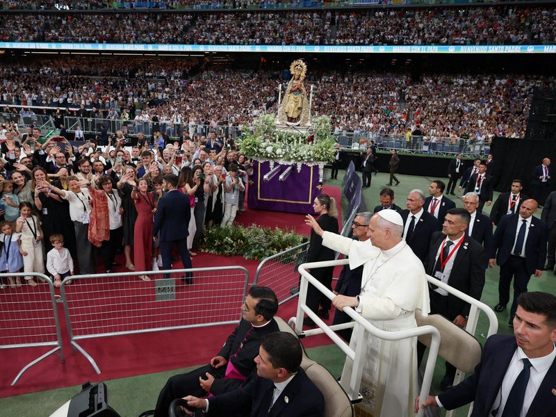 Pope Leo Scores With 80,000 Spanish Catholics in Real Madrid Soccer Stadium