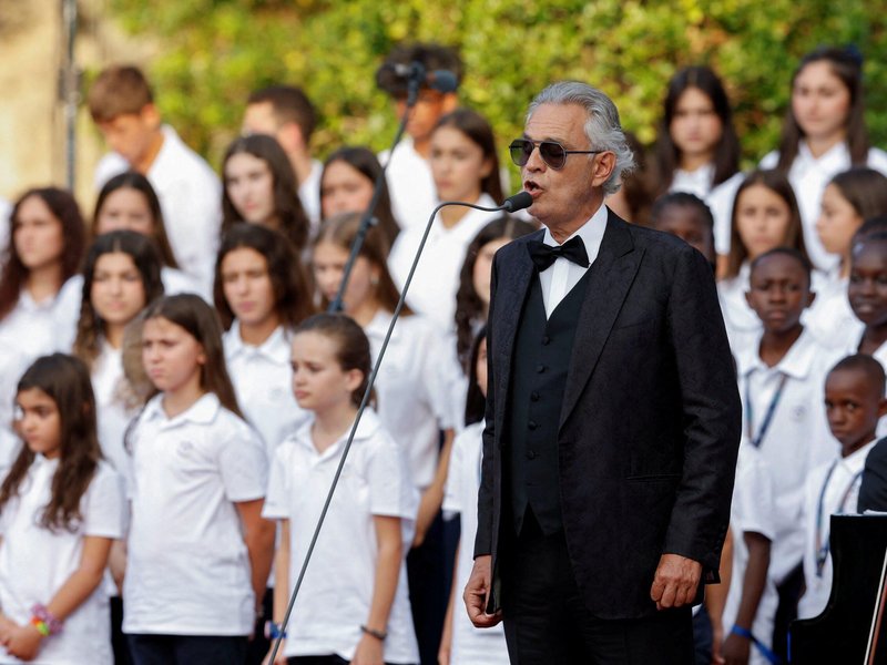 El papa León XIV en el concierto de Andrea Bocelli: La belleza de la música nos conduce a Dios