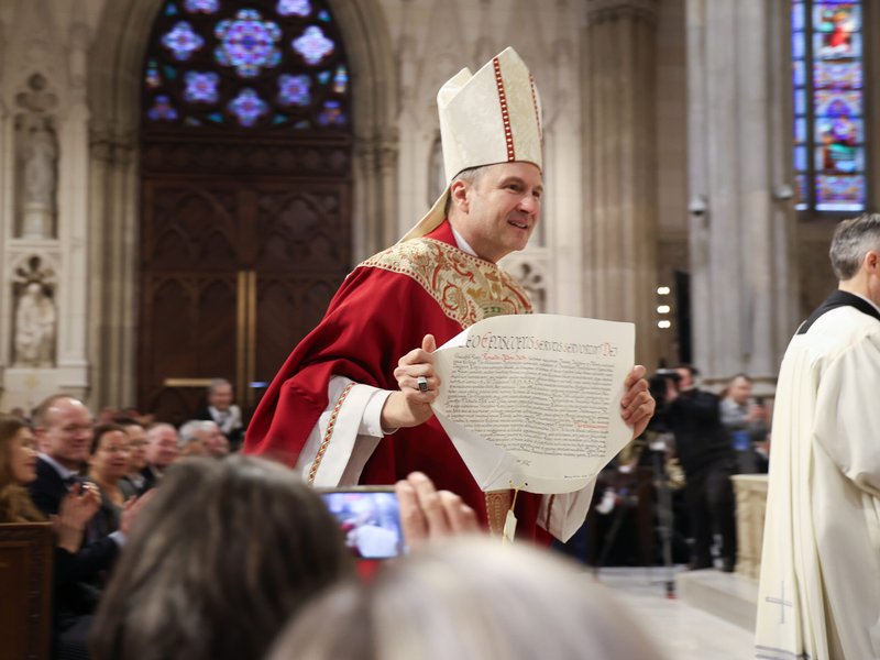 Ronald A. Hicks Installed as 11th Archbishop of New York at Saint Patrick's Cathedral