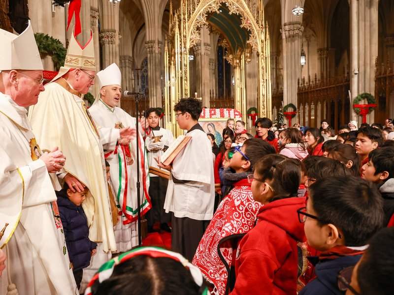 Our Lady of Guadalupe Procession, Mass Draw Thousands to St. Patrick's Cathedral