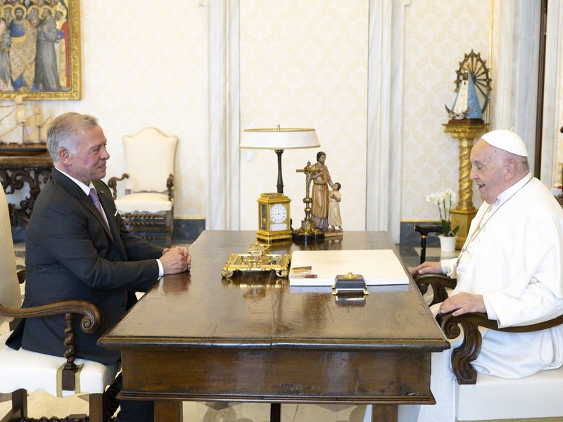Jordan's King Promises Pope Christian Holy Sites Will Be Protected